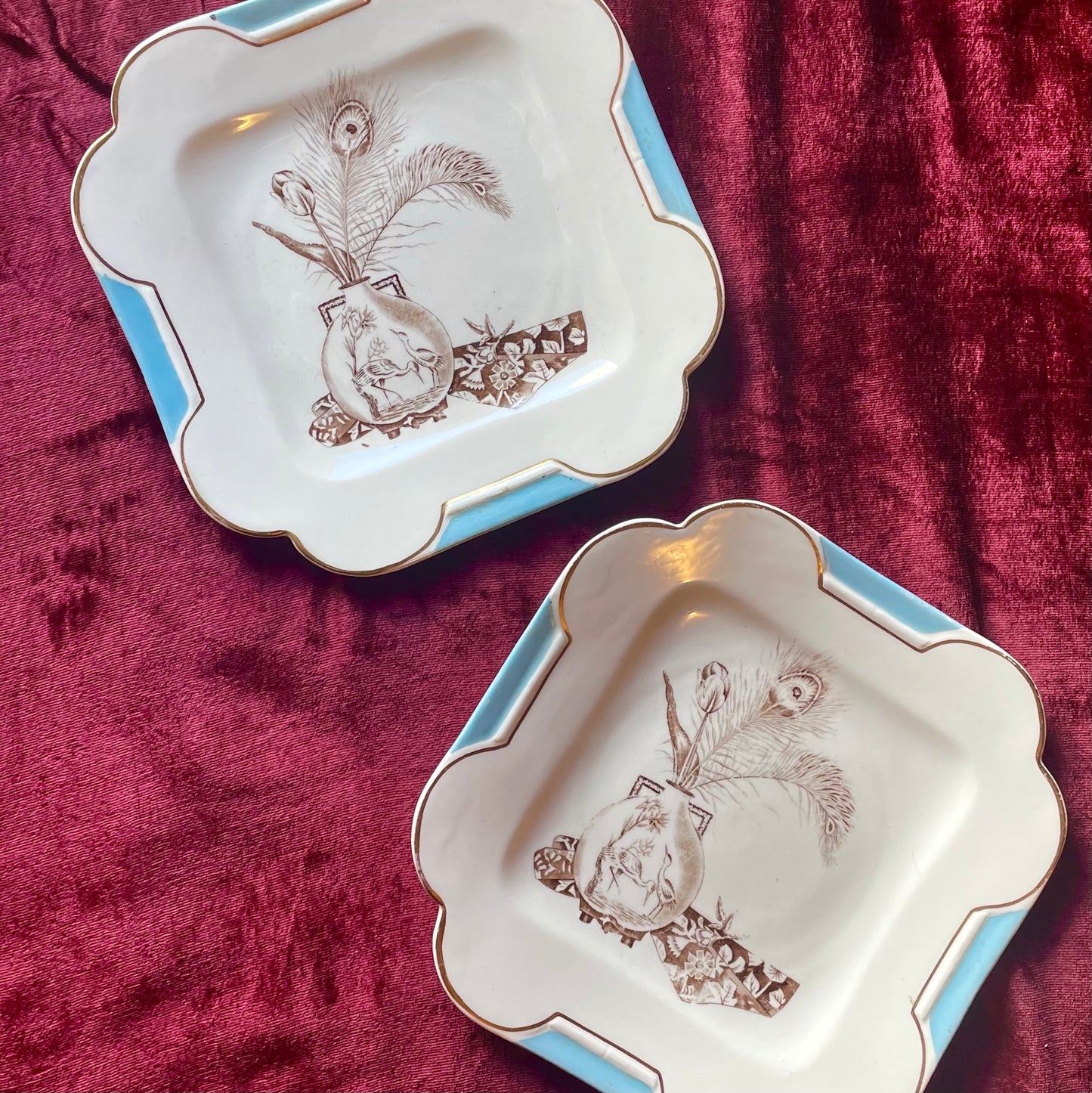 Aesthetic Movement Square Plates