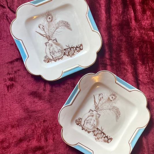 Aesthetic Movement Square Plates