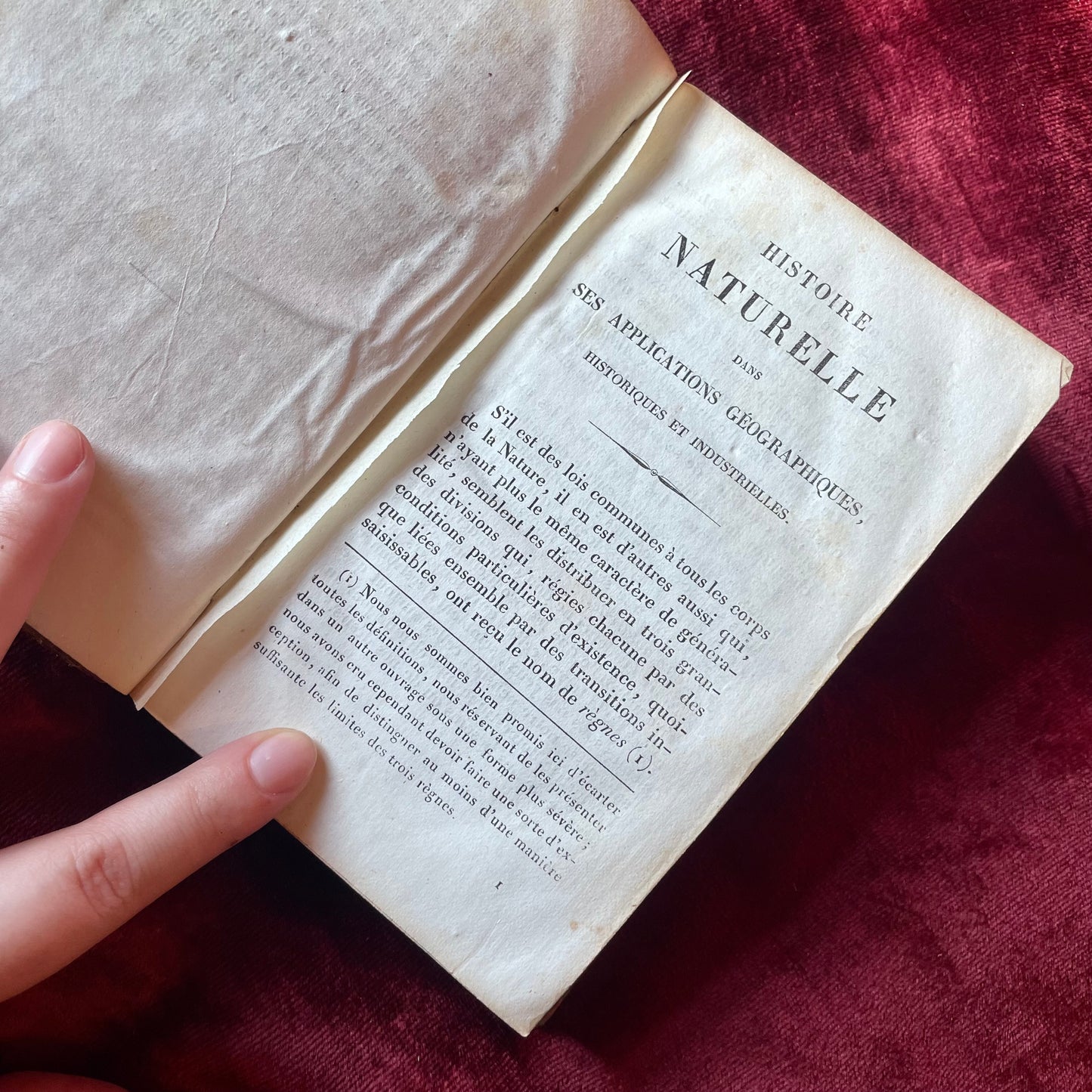 Histoire Naturelle dans ses applications géographiques, historiques et industrielles | P. Teulières | 1835