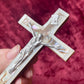 Vintage Abalone Crucifix | Holy Land Souvenir