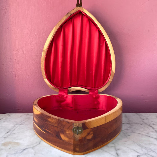 Vintage Heart Shaped Box