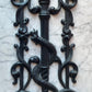 Antique Serpent Iron Gate Panels