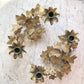 Vintage Ivy Leaf Garland Candle Holders