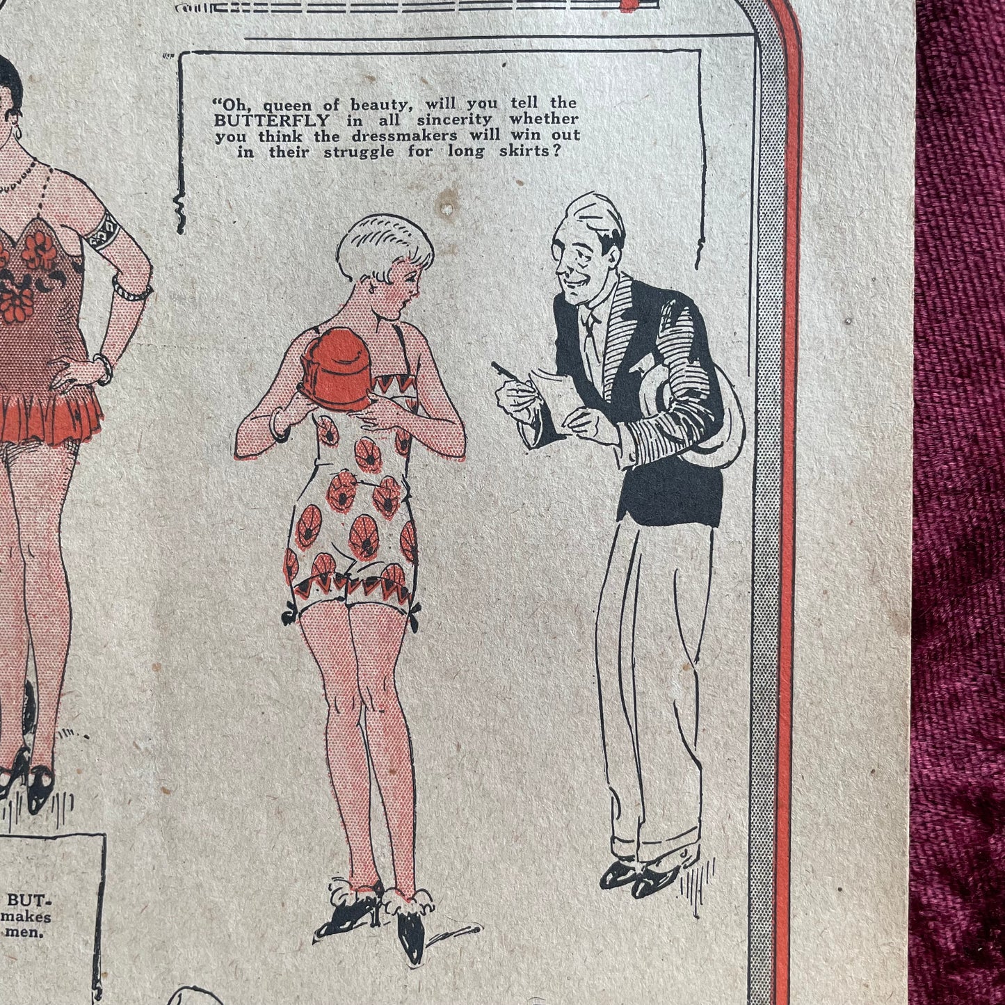 French Humor | February 25, 1928 | Risqué Flapper Cartoons