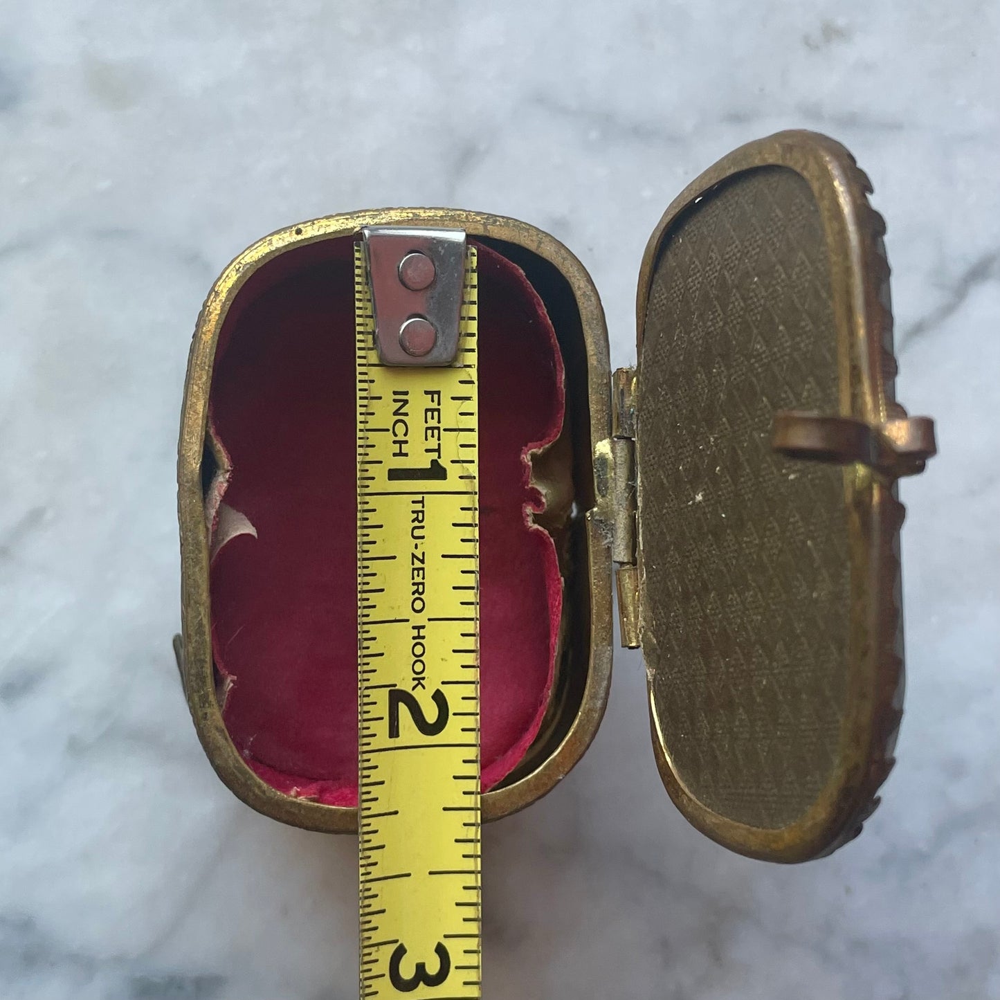 Antique French Souvenir Jewelry Casket