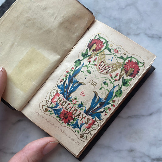 Victorian Miniature Book | A Gift for the Holidays | 1848