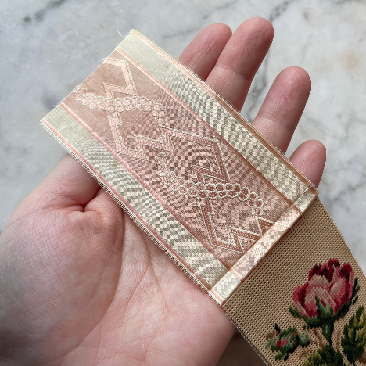 Victorian Rose | Punch Paper & Ribbon Bookmark