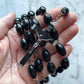 Vintage Oversized Ebonized Wood Rosary