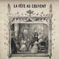 Party at the Convent! | Antique Framed Print