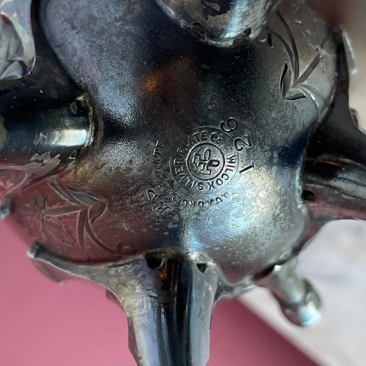 Victorian Wilcox Silverplate Pot | Cauldron Shape