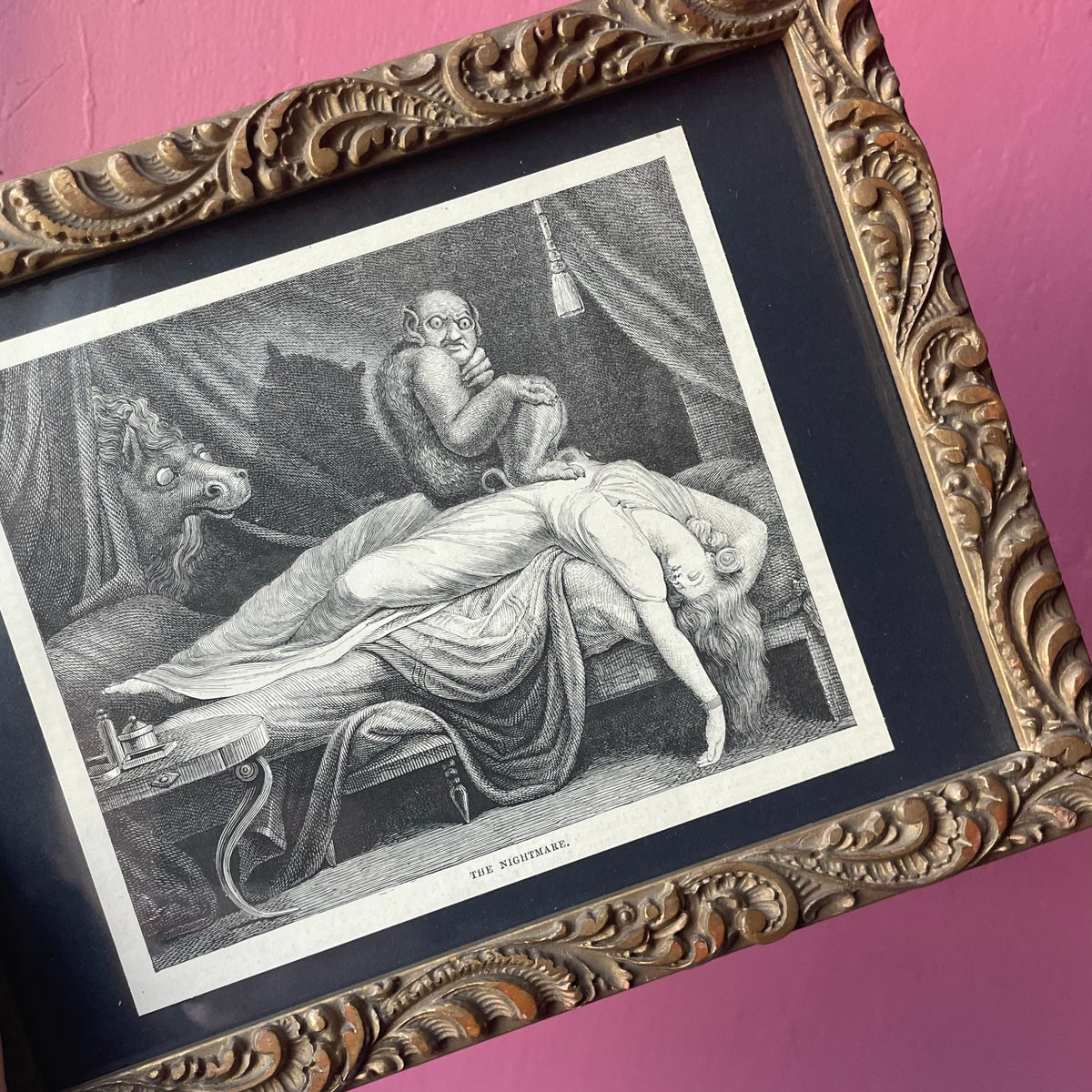 Fuseli’s Nightmare | Victorian Framed Engraving