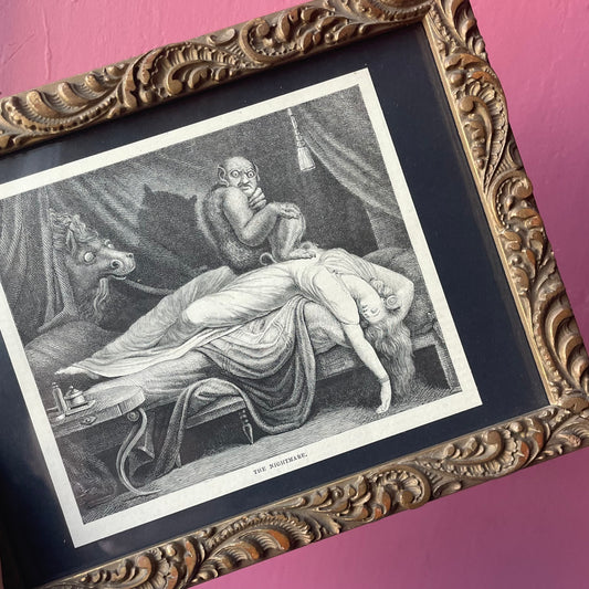 Fuseli’s Nightmare | Victorian Framed Engraving