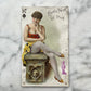 Risqué Victorian Tobacco Cards | Hard a Port Cut Plug