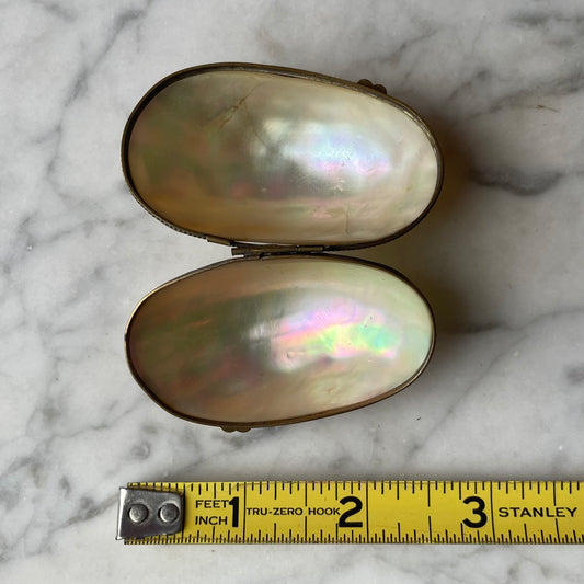 Antique Pearl Shell Rosary Case