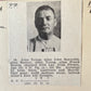Antique Mugshot Card | Bertilon Card | 1925