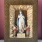 Antique Shadow Box Shrine to the Blessed Virgin