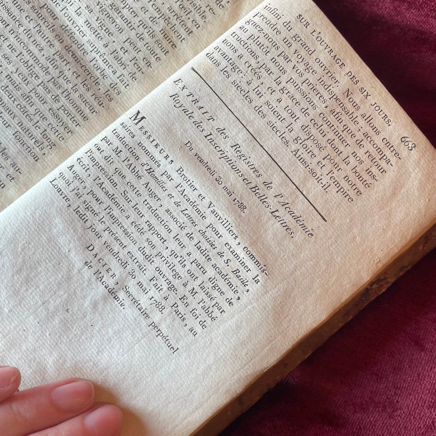 Homélies et lettres choisies de Saint Basile le Grand | Abbé Auger | 1788