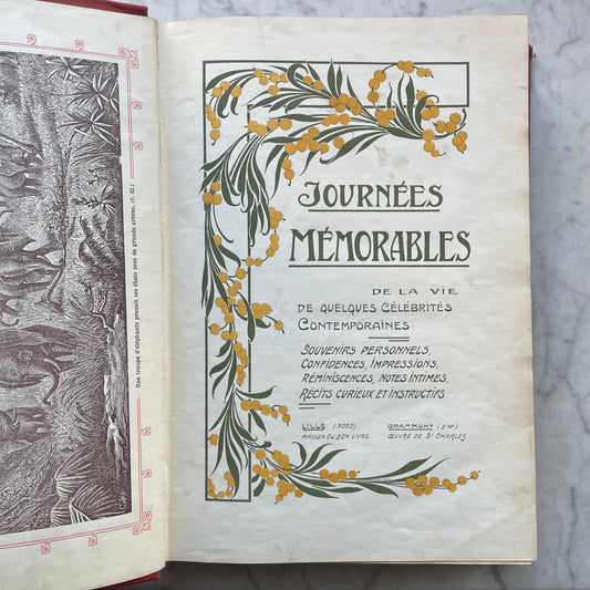 Journées Mémorables | French Art Nouveau Binding