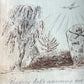 The End of All Men | Victorian Memento Mori Gravestone Drawing