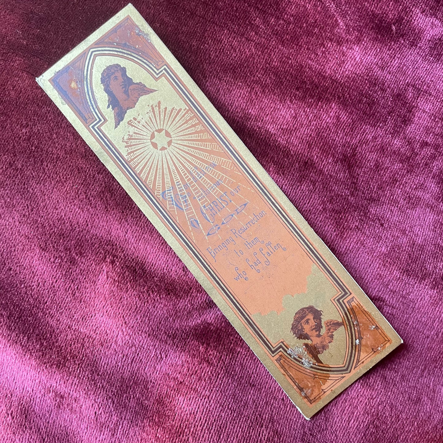 Victorian Lithograph Bookmark