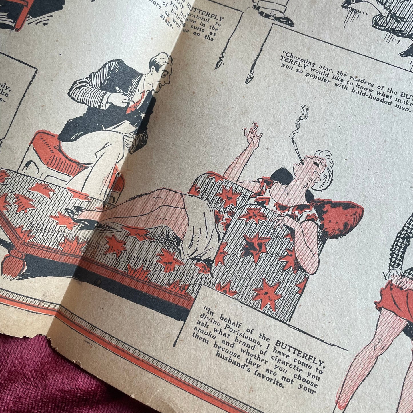 French Humor | February 25, 1928 | Risqué Flapper Cartoons