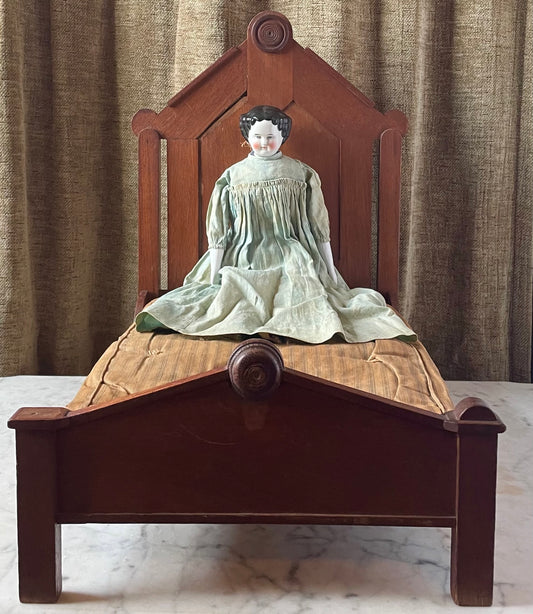 Victorian Eastlake Style Doll Bed