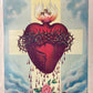 Antique Double Sacred Heart Print