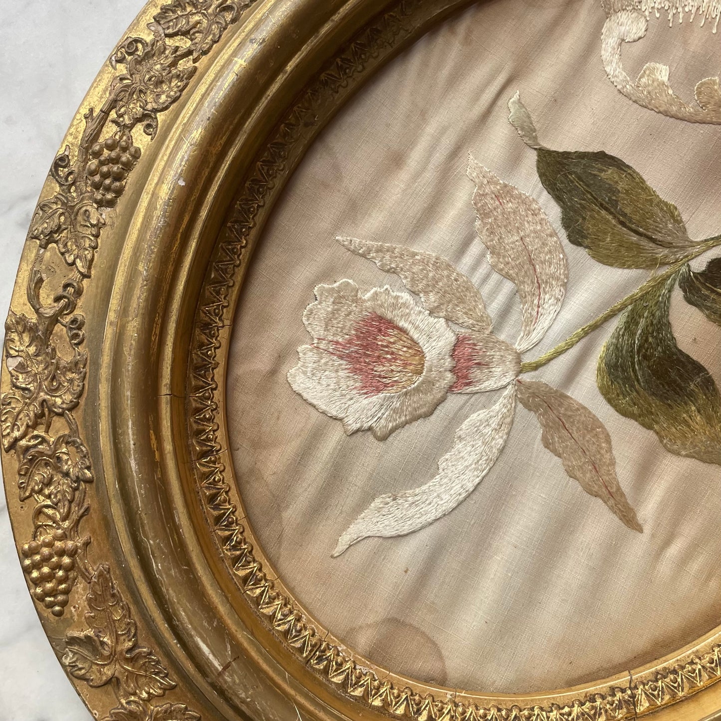 Antique Orchid Embroidery