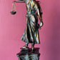 Vintage Lady Justice Statue