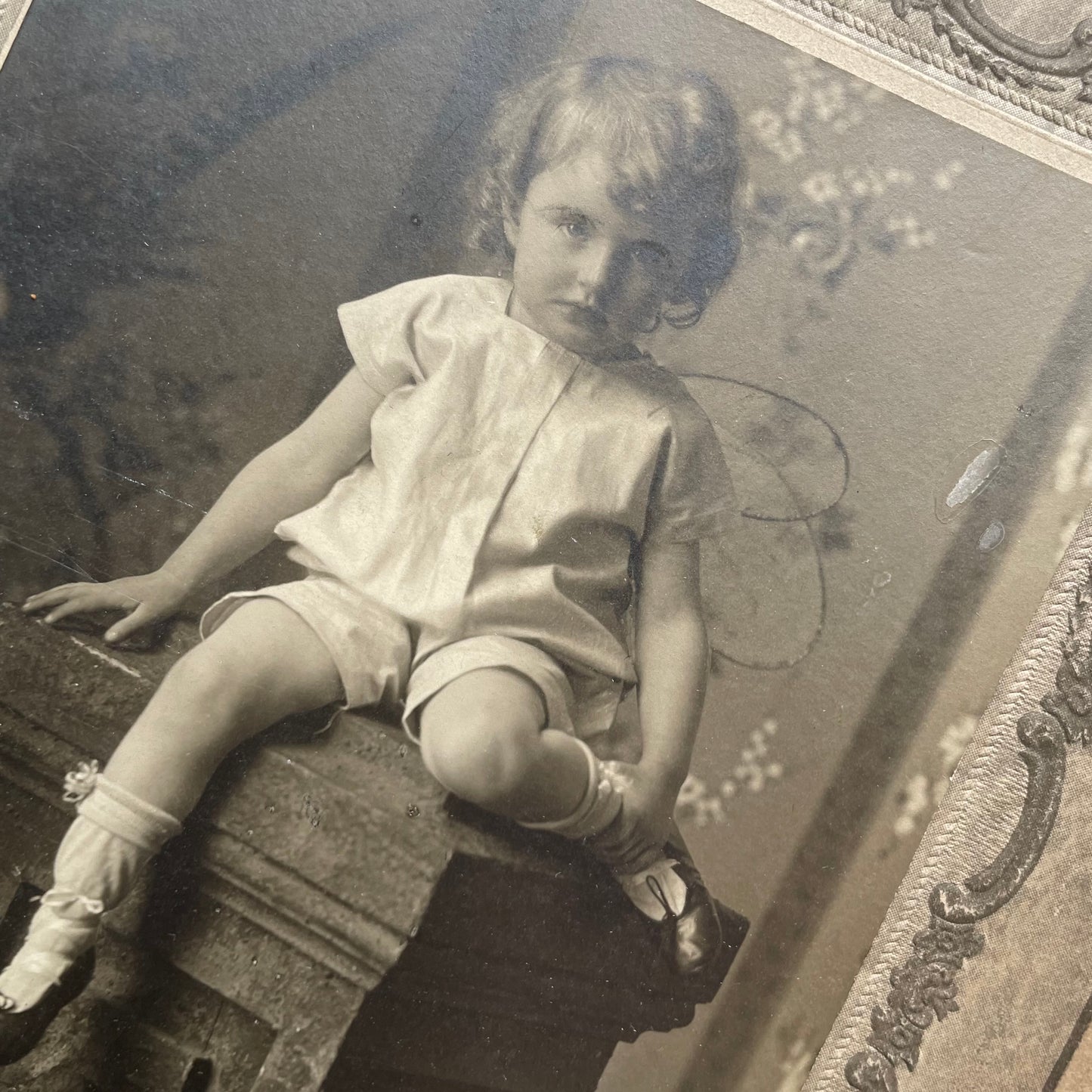 Antique Fairy Baby Cabinet Cards