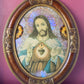 Antique Sacred Heart of Jesus Butterfly Collage