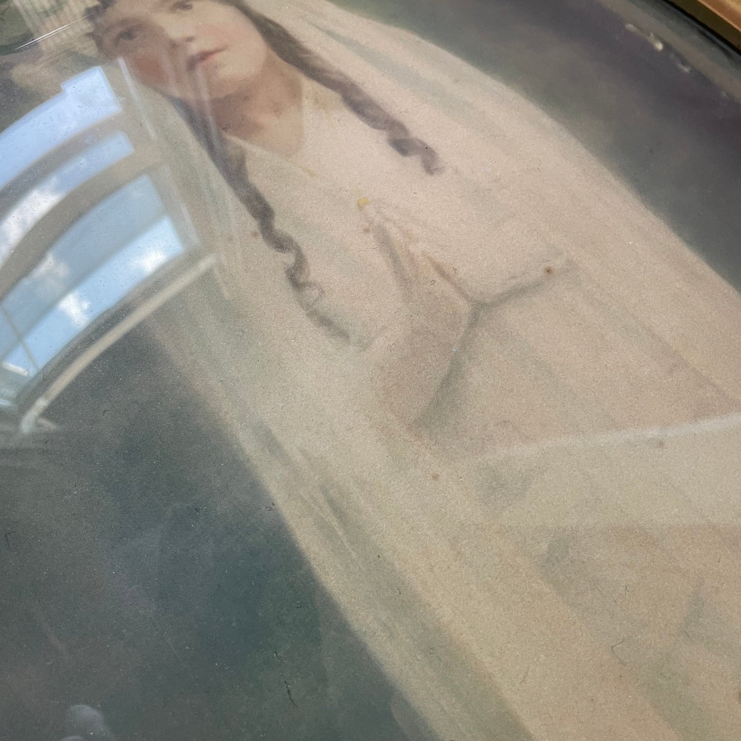 First Communion | Antique Solar Enlargement