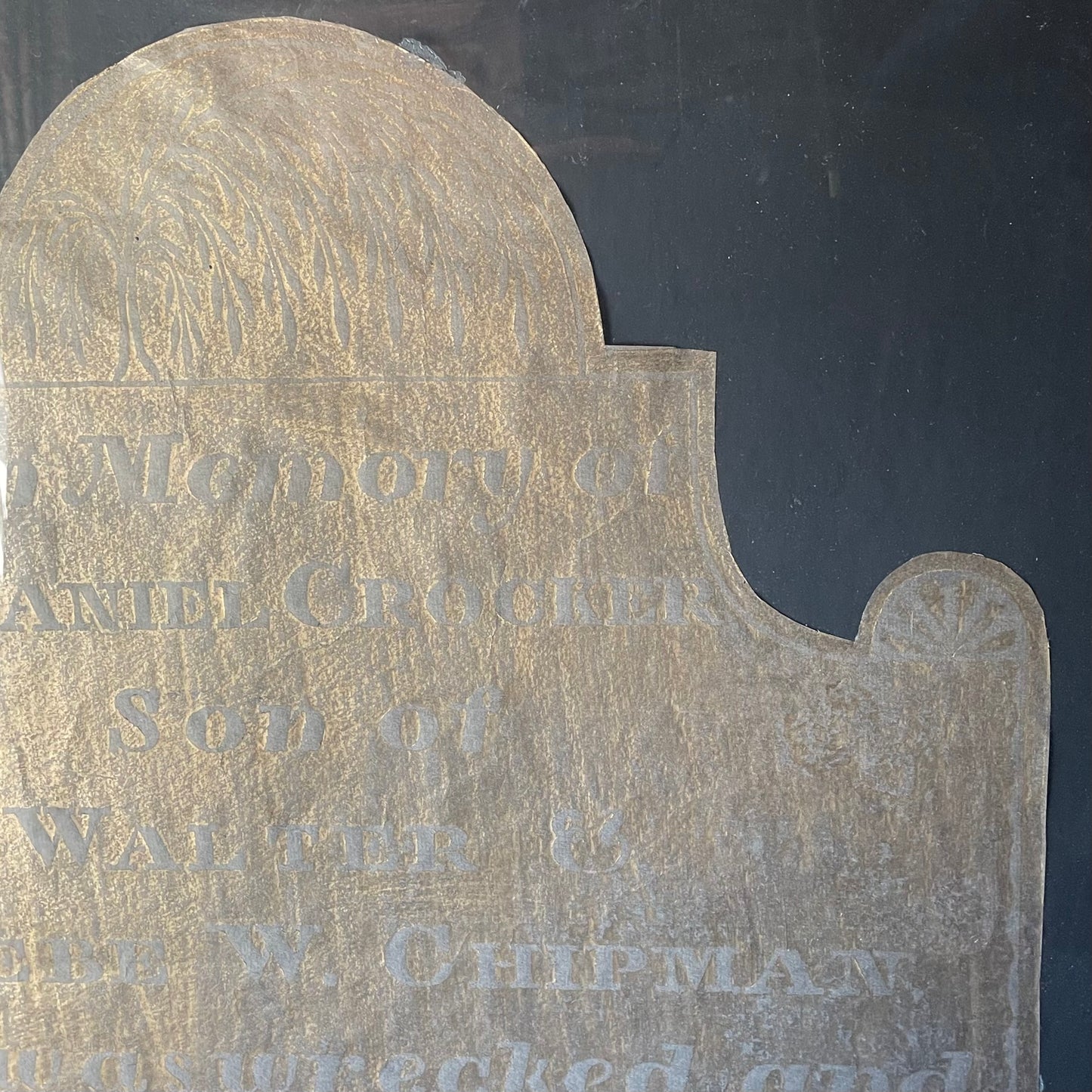 New England Gravestone Rubbing | 1835