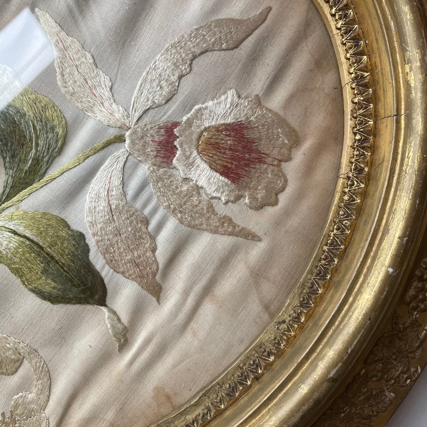 Antique Orchid Embroidery
