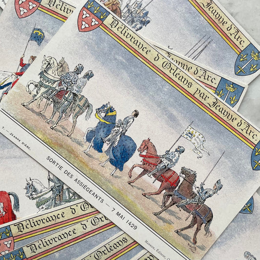 Délivrance d’Orléans par Jeanne d’Arc | Antique French Postcards