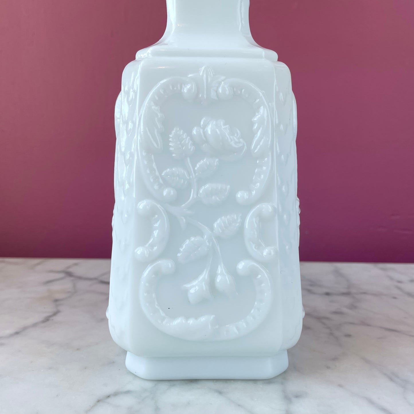 Antique Imperial Glass Mephistopheles Vase