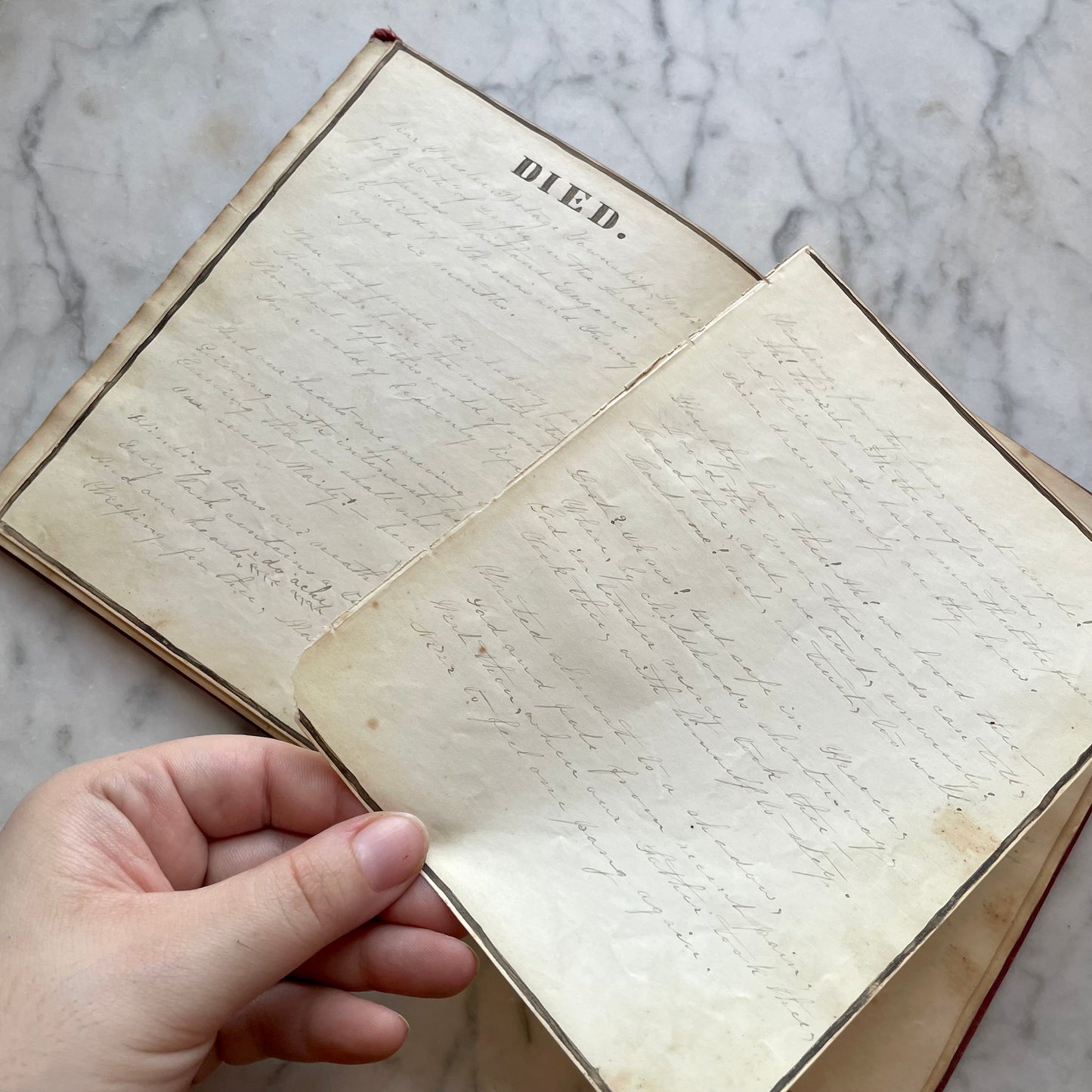 Victorian Mourning Album | Frances Eliza McCool | Portage, IN | 1858-1870s