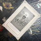Antique Lace Paper Holy Card | The Eucharist