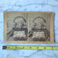 Victorian Funeral Flowers | Trio of Stereocards