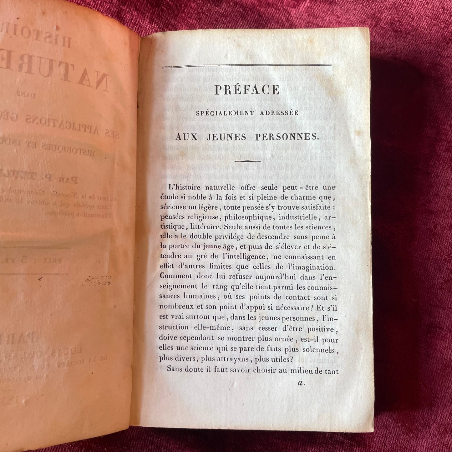 Histoire Naturelle dans ses applications géographiques, historiques et industrielles | P. Teulières | 1835