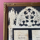 Victorian Diecut Memorial for Two Babies