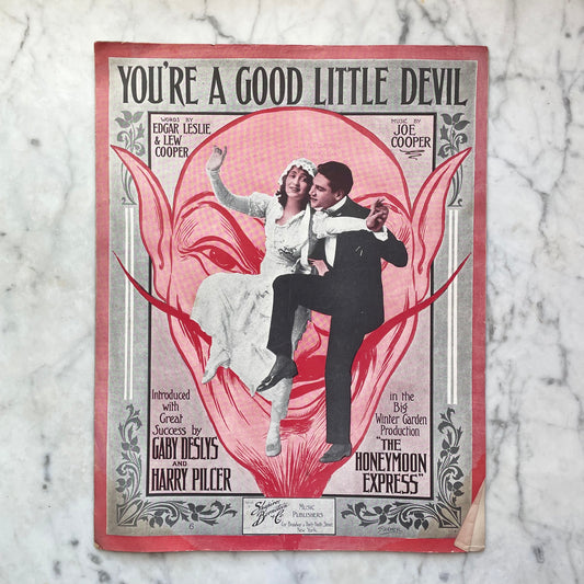 Antique Sheet Music | You’re a Good Little Devil