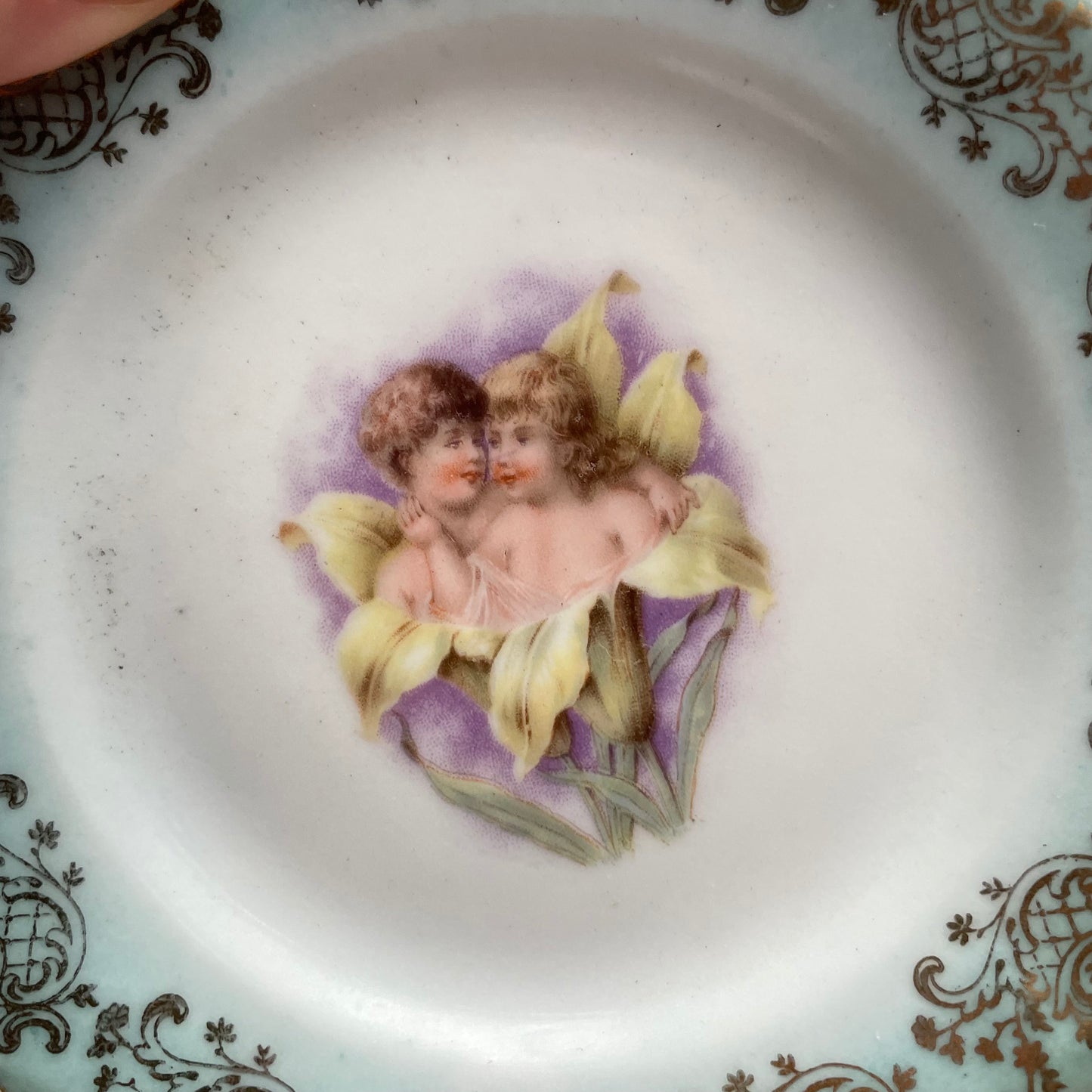 Antique Sapphic Dessert Cup