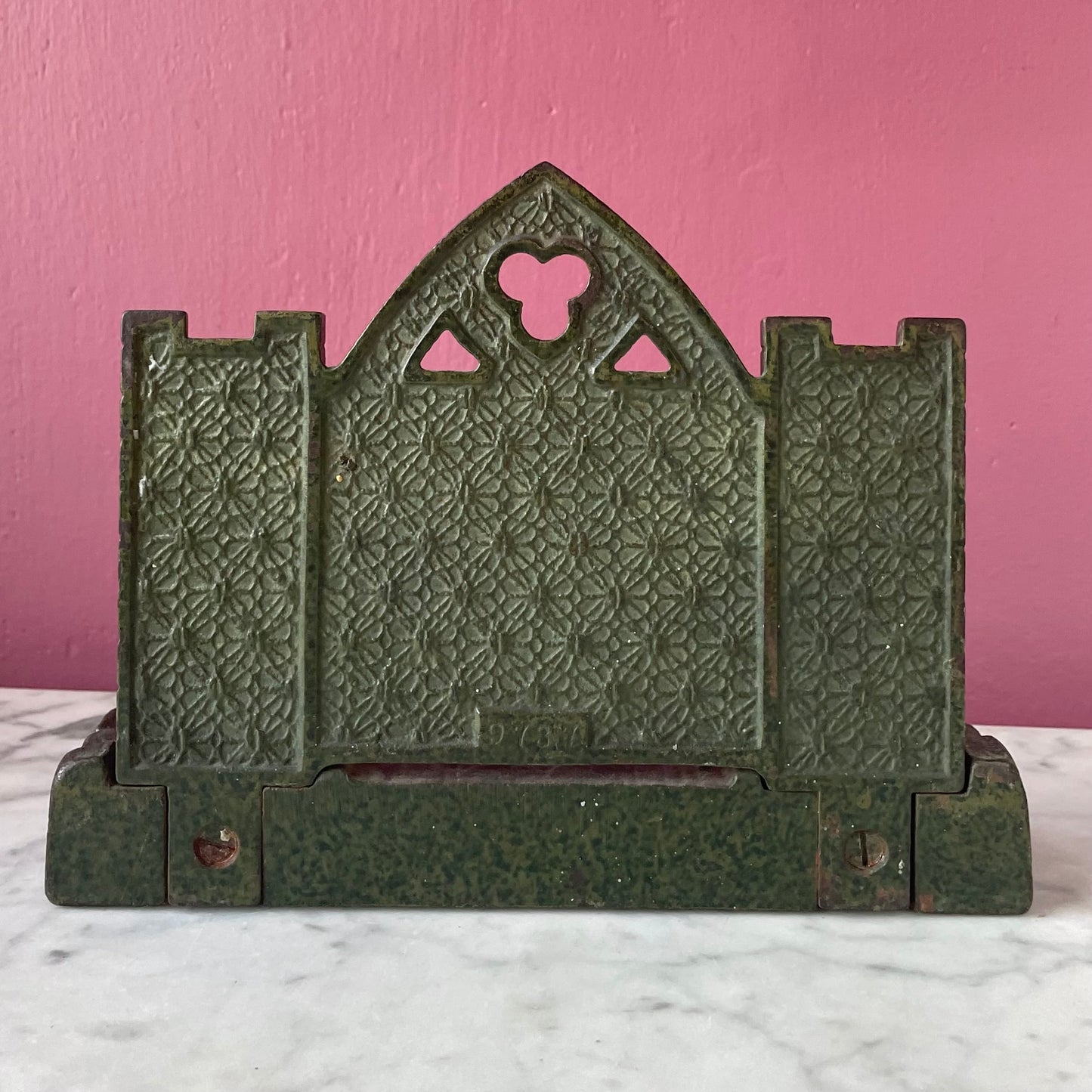 Antique Cast Iron Bookends | Mission Church Gates | H. L. Judd Company