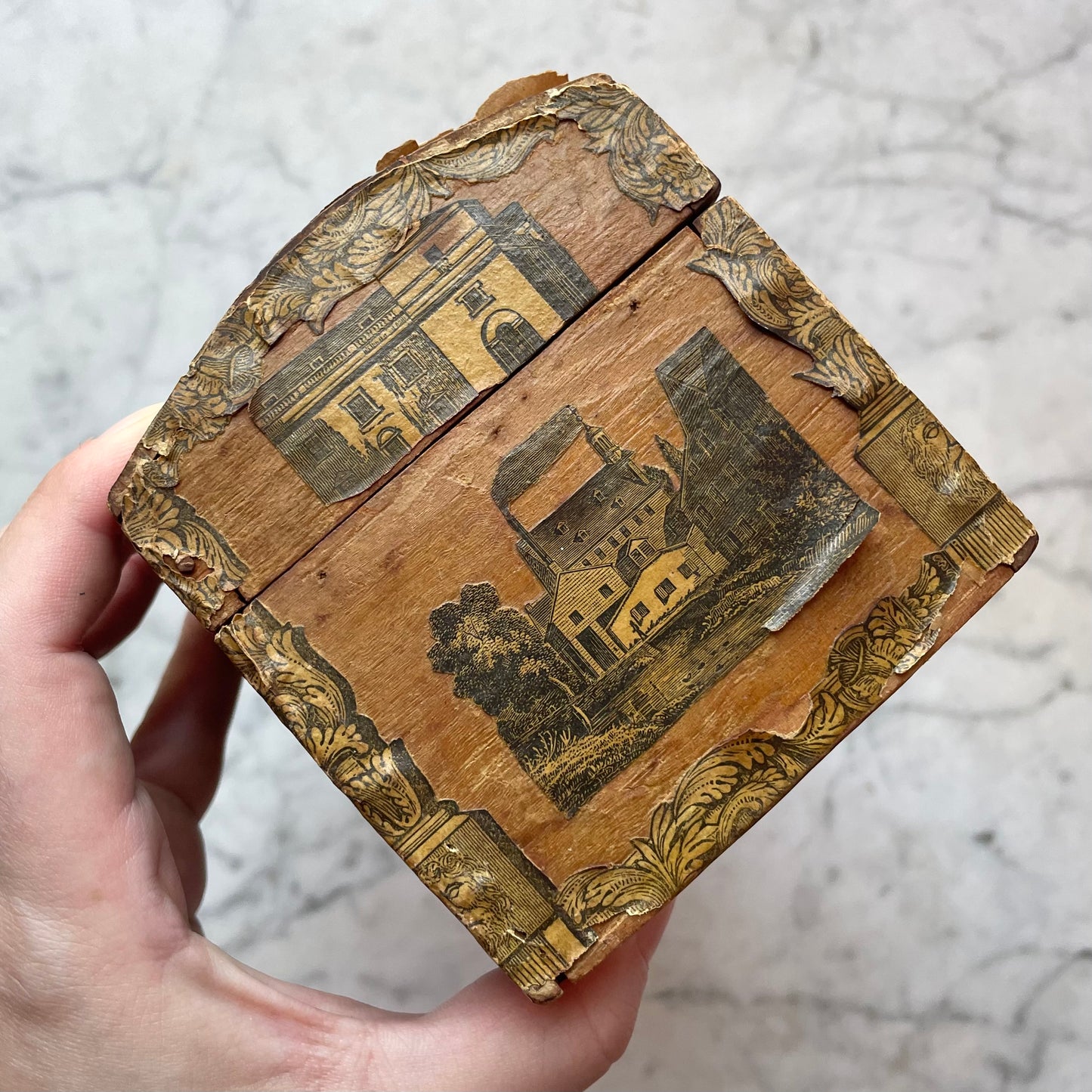 1830s Decoupage Box