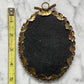 Victorian Photo Collage in Original Velvet Frame