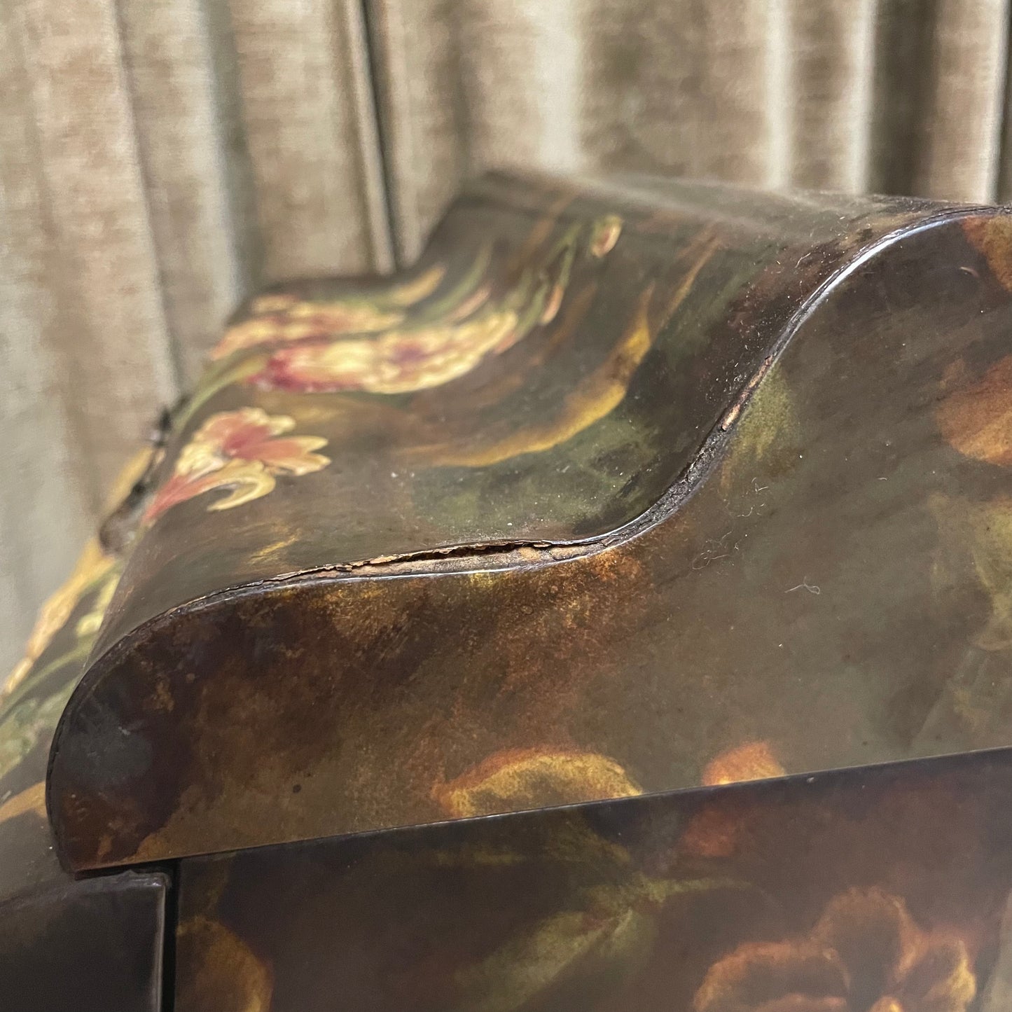 Victorian Celluloid Vanity Box with Contents