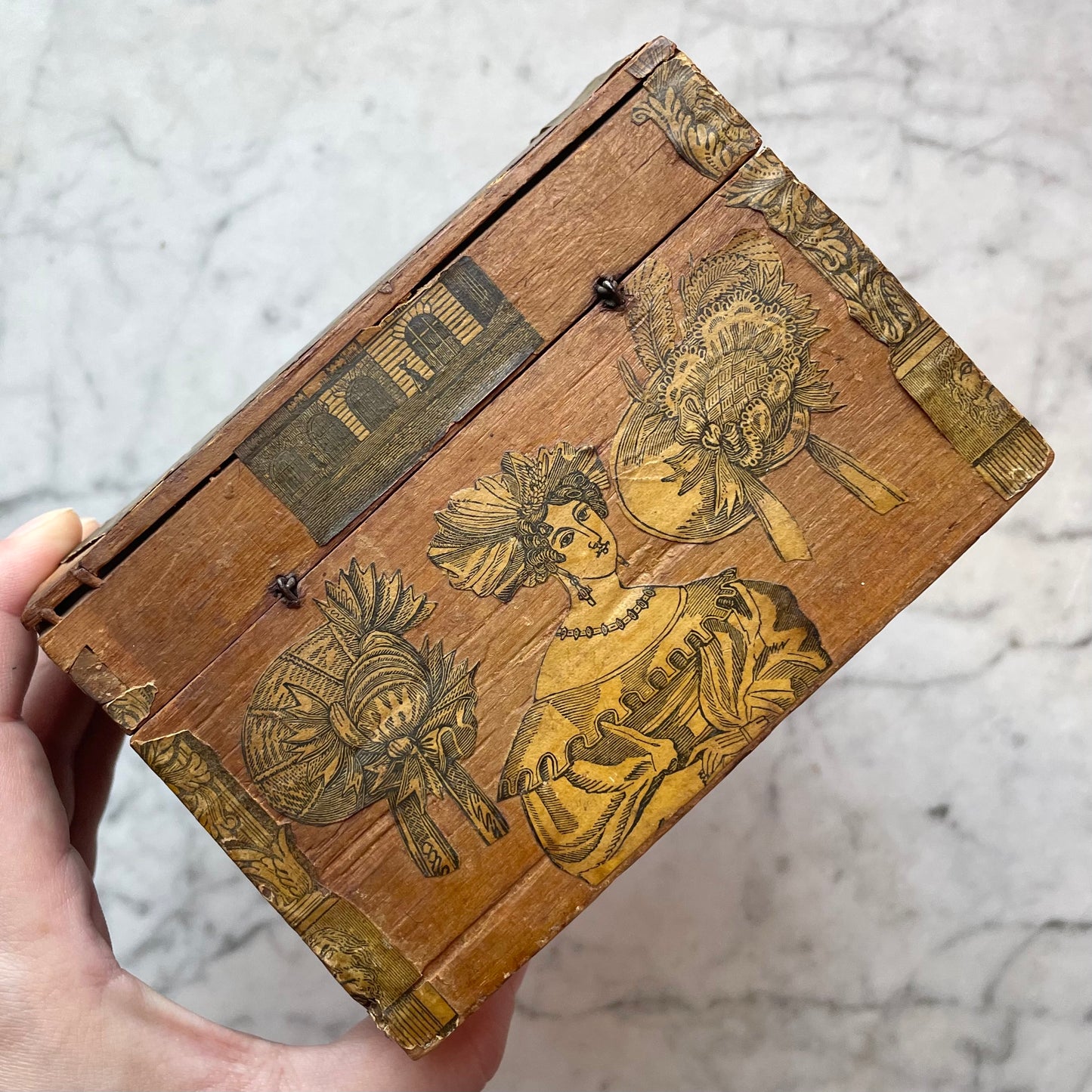 1830s Decoupage Box