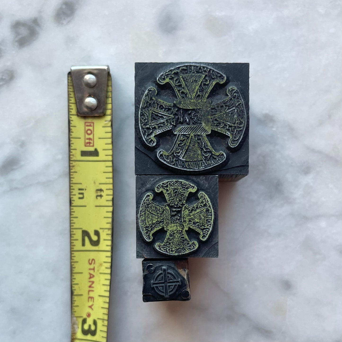 Antique Printers Blocks | Canterbury Crosses