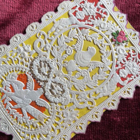 Victorian Lace Paper Valentine | George Whitney | 1870s